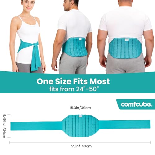 Ice Pack for Back Pain Relief, 2 Hours Cold Lower Back Ice Wrap - style: Back