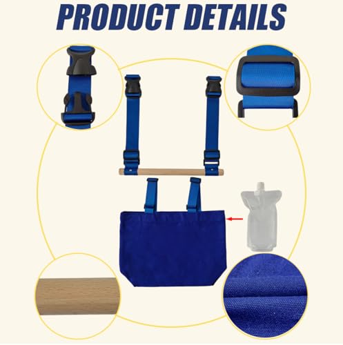 Knee Extension Recovery Device,Essential Aid for Knee Surgery Rehabilitation,Adjustable Buckle Leg Straightening and Flexibility Equipment – Post Knee Surgery MustHaves(4PCS Weights Included)