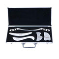 STICKON Stainless Steel Gua Sha Scraping Massage Tool Set IASTM Tools Great Soft Tissue Mobilization Tool (Q Shape) - style: Q Shape