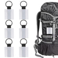 Safety Reflector Pendants, Fabric Reflective Safety Keychain Gear for Backpack & Running & Cycling - color: White
