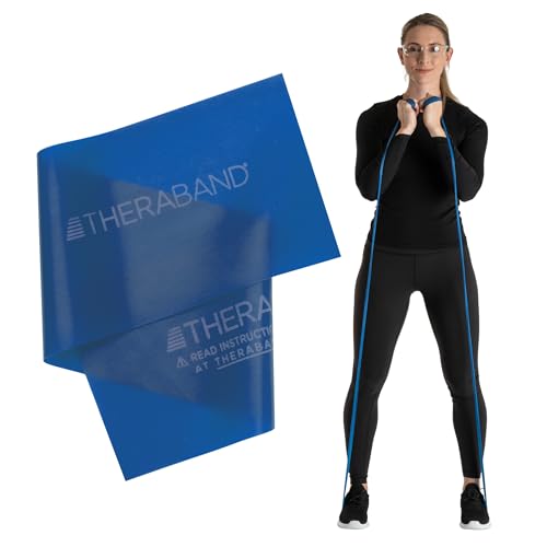 THERABAND Professional Resistance Band, Blue Level 4 Extra Heavy, 5 ft - color: Level 5 / Special Heavy - Blue