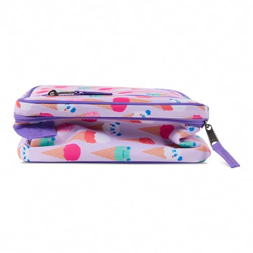 PackIt Freezable Classic Lunch Box, Ice Cream Critters - color: Ice Cream Critters