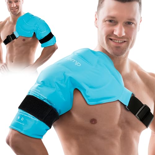 Comfytemp Shoulder Ice Pack, Rotator Cuff Cold Therapy Wrap (Large/X-Large) - color: Blue