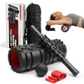 5 in 1 Foam Roller Set High Density Patented Foam Roller for Exercise - color: Pure Black