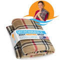 SunnyBay Extra Large Microwave Heating Pad, Microwavable Heavy Weighted Full Body Moist Hot Pack and Washable Fleece Cover, 10x24 Inches, 2.8 lbs (London) - color: Unscented London