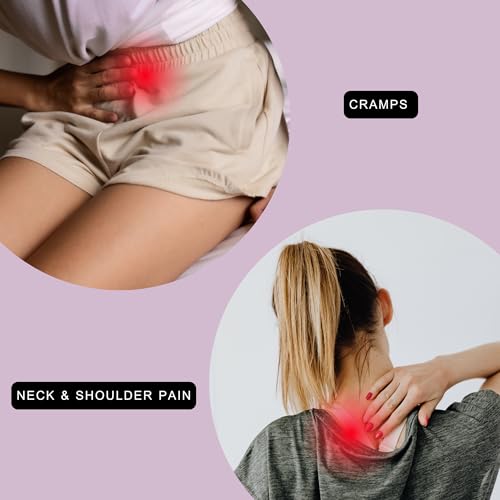 Microwavable Heating Pad for Cramps, Back, Neck & Shoulders – Moist Heat Pad with Lavender, Flaxseed & Buckwheat – Hot & Cold Therapy – Reusable, Non-Electric, 14x5 Inch