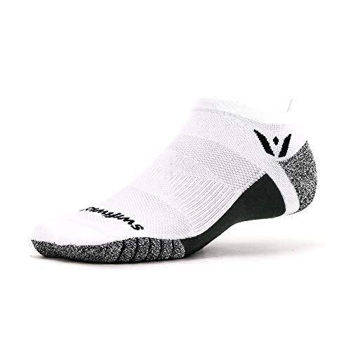 Swiftwick FLITE XT No Show Golf & Running Socks - Moisture Wicking - color: White, size: X-Large