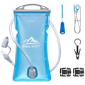 Zelvot 2L-3L Hydration Bladder Kit, 6 in1 Water Bladder with Cleaning Kit - color: Blue, size: 2L + Cleaning Kit