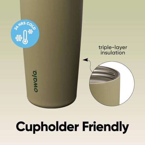Owala FreeSip Sway Stainless Steel Water Bottle 30 oz Off Road - color: Off Road, size: 30 Ounces