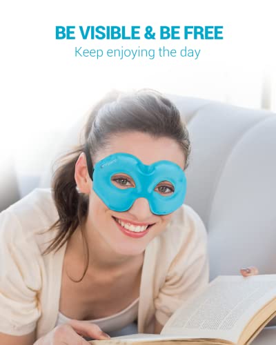Comfytemp Cold Gel Eye Mask, Cooling Eye Ice Pack for Puffiness