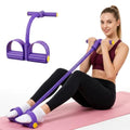 Pedal Resistance Band with Handle,25‑55 lbs Available,Full-Body Workout