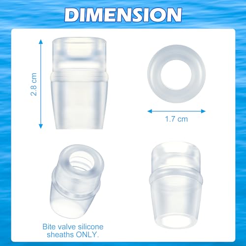 Enhon 5pk Hydration Bladder Silicone Bite Valve Replacement