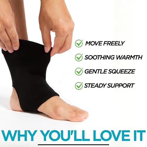 Ankle Wrap for Nikken KenkoTherm 1821, Flexible Compression Support, Medium