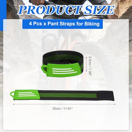 Bike Pant Leg Strap - color: Green