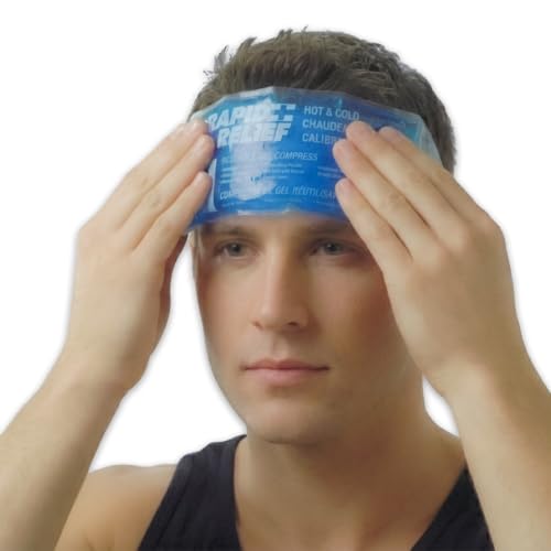 Rapid Relief Gel Ice Pack, Reusable Cold Pain Relief, Medium 5x9 Inch 1 Ct - size: 5 x 9 Inch