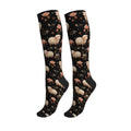 Cute Compression Socks Knee High Support Stockings Women Men - color: Cute Sheep