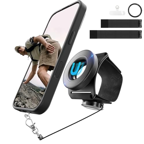 Running Phone Armband & Wristband Holder, N52 Magnetic+Anti-Drop Lanyard