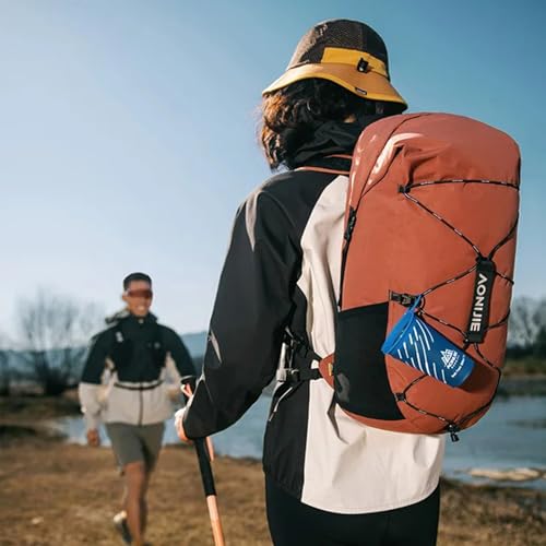 AONIJIE Large Hydration Backpack 22L Hiking Daypack Back Trail Running Hiking Pack Climbing Lightweight - color: Red