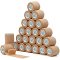 OK TAPE Self Adherent Cohesive Bandages Wrap 24Packs 2" x 5 Yards - color: Beige, size: 2 In x 5 Yards