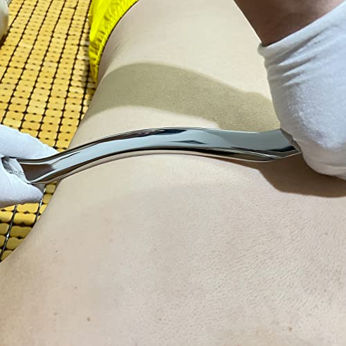 Gua sha Tool Gua sha Stainless Steel IASTM Tools-gua sha Massage Tool Soft Tissue Mobilization Tool Physical Therapy Used for Legs,Arms,Shoulder,Neck(Long bar 1) - style: Long bar1