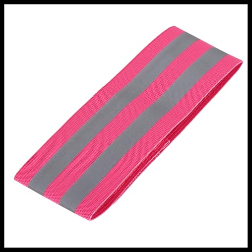 8pcs Reflective Bands for Arm Reflective Armbands High Visibility Night Cycling Riding Reflector Tape Straps Bracelet Pink Durable Material