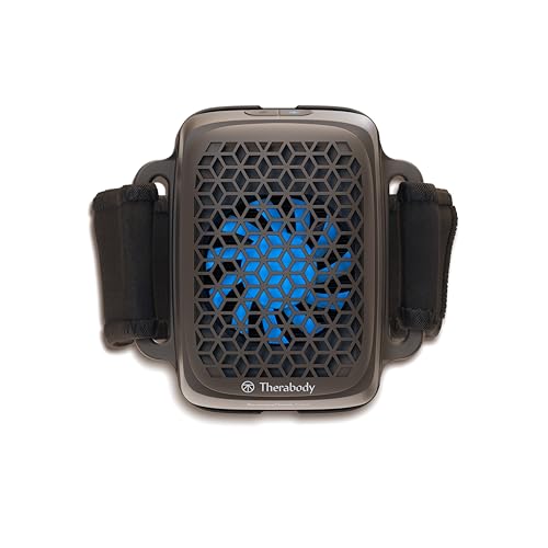Therabody RecoveryTherm Cube - Instant Heat, Cold and Contrast Therapy for Pain Relief, Aches and Pains, and Muscle Recovery - Portable Hands Free Cryotherapy Machine with Cold Compress & Heating Pad