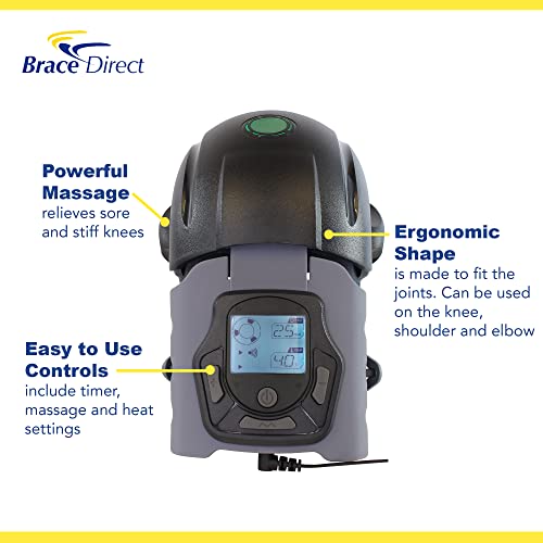 Brace Direct OA Unloader Knee Brace and Heated Massager Pain Relief Bundle - size: Left