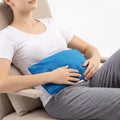 Microwavable Heating Pad with Washable Cover, 8 x 18 Microwave Heating Pad for Neck and Shoulders, Moist Heat Bean Bag Warm Compress for Knee, Joints, Wrist, Abdomen (Light Blue) - color: 8 X 18" Light Blue - 1 Pack