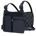 KINGSLONG Running Vest, Chest Bag for Men, Chest Pack, Hiking (C-Black) - color: C-Black