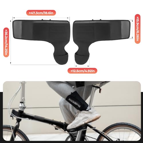 ROCKBROS Winter Ankle Brace for Women Men Ankle Compression Sleeve Support Adjustable Ankle Wrap for Cycling Riding Motorcycle