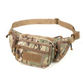 CCW Tactical Fanny Pack for Concealed Carry, 500D Nylon Low Profile EDC Waist Bag with Pistol Holster & YKK Zippers, Everyday Carry Hip Pack (Camo) - color: Camo