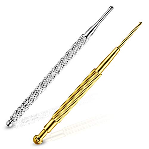 Nuanchu 2 Pcs Facial Reflexology Massage Tool Retractable Acupuncture Pen