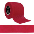 Self Stick Athletic Tape – 2” x 6.5 Yards – Latex-Free, Easy Rip Sports Wrap for Football, Baseball, Soccer, Wrist, Ankle, Finger & Injury Support (Red) - color: Red
