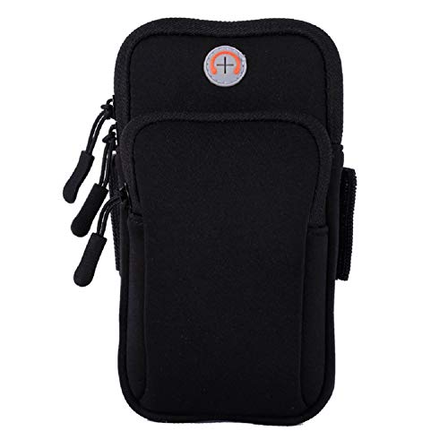 Phone Holder for Running Armband iPhone 17 16 16e 15 14 13 12 11 Pro Max XS XR Plus Mini Galaxy Ultra S26 S25 S24 S23 S22 S21 Note 20 10 Pouch Bag, Arm Band Sleeve Fit Sport Gym Hiking Black - color: 1-Black