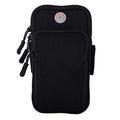 Phone Holder for Running Armband iPhone 17 16 16e 15 14 13 12 11 Pro Max XS XR Plus Mini Galaxy Ultra S26 S25 S24 S23 S22 S21 Note 20 10 Pouch Bag, Arm Band Sleeve Fit Sport Gym Hiking Black - color: 1-Black