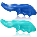 Nuanchu 2 Pcs Blue and Green Thumb Saver Massage Tool Deep Tissue Massager for Pressure Reflexology Professional Neck Shoulder Back Foot Stress Relief - color: Blue, Green