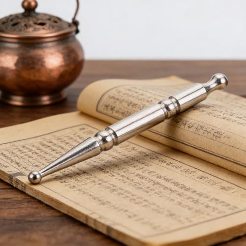 Acupuncture Pen Acupressure Pen for Facial Massage Manual Reflexology Tool Trigger Point Therapy Deep Tissue Massager for Face Neck Back Portable 4.72in