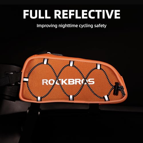 ROCKBROS Top Tube Bike Bag Narrow Slim Design Lightweight Portable - color: STYLE 4