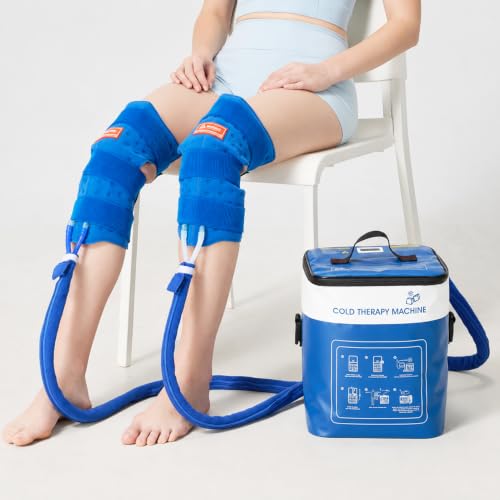 Cold Therapy Machine for Knees After Surgery with Two Knee-Specific Pad