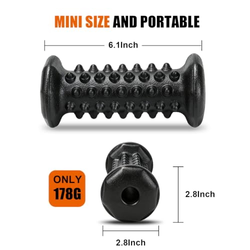 Foot Massager Roller for Plantar Fasciitis, Arch Heel Pain Relief - color: 1-piece Black