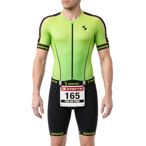 Synergy Running/Triathlon Race Day Number Belt - color: Black 1-Pack