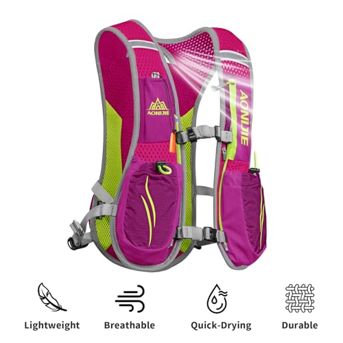 AONIJIE Running Vest for Men Women, Lightweight Hydration Vest - size: S-XL