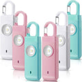 Tellegloww 6 Pcs 130 dB Personal Safety Alarm for Women, Macarons, Snap - color: Macarons, style: Snap