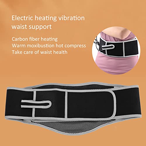 Adjust Heated Waist Belt, Electric Heat Pads, Fast Heating Lower Back Massager, Heat Belly Wrap Belt with Vibration Massage, Waist Wrap Belt, Portable Heating Pad for Back Lumbar Waist
