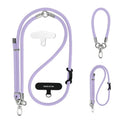 Phone Lanyard, 3 Ways to Wear: Crossbody, Neck and Wrist Strap - color: Purple