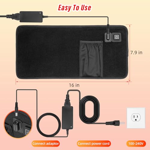 Red Light Therapy for Body, 3-in-1 660nm 850nm Infrared Pad Belt