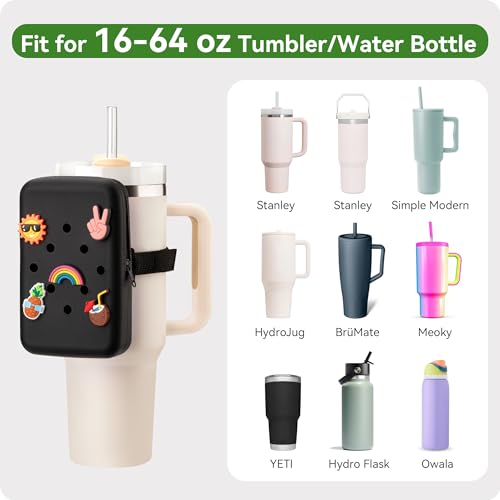 Silicone Water Bottle Pouch for Stanley Cup 20/30/40 OZ