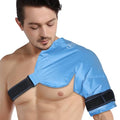 REVIX XL Shoulder Ice Pack Wrap for Rotator Cuff, Reusable Gel Cold Pack - size: XL, style: Blue