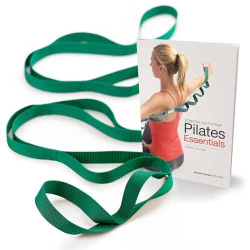 OPTP The Original Stretch Out Strap With Exercise Pilates Essentials Book