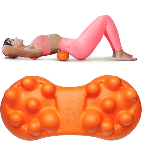 EcoEarth Hip Massager for Psoas Release (Extra Firm) - 14 Massage Nodes for Sciatica & Piriformis Syndrome Pain Relief - Trigger Point Deep Tissue Massage Tool for Hip & Lower Back Pain - style: Extra Firm